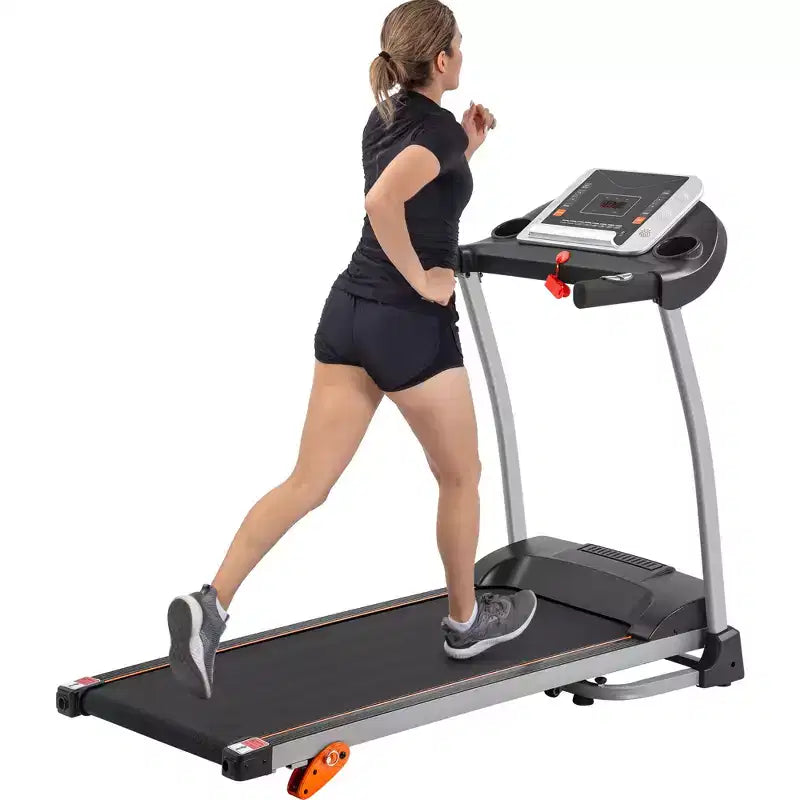 Tapis Roulant Elettrico Pieghevole Compatto da 1,5HP Regolabile con Porta Attrezzature, Sensore di Pulsazioni e 3 Livelli di Inclinazione - ModernLuxe