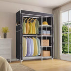 VIPEK V7C Stender Base con Copertura Armadio Portatile, Appendiabiti Bianco con Copertura