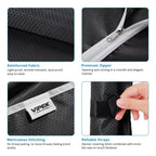 VIPEK V7C Stender Base con Copertura Armadio Portatile, Appendiabiti Bianco con Copertura