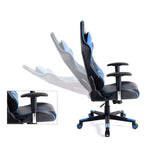 Sedia da Ufficio Gaming in Pelle PU con Poggiatesta e Cuscino Lombare Regolabili - GTRACING