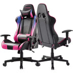 Sedia da Ufficio Gaming in Pelle PU con Poggiatesta e Cuscino Lombare Regolabili - GTRACING