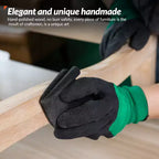 Poltrona Rinaldo a righe in stile rustico con braccioli in legno massiccio per soggiorno, salotto, camera da letto | ART OF LIVING DESIGNS