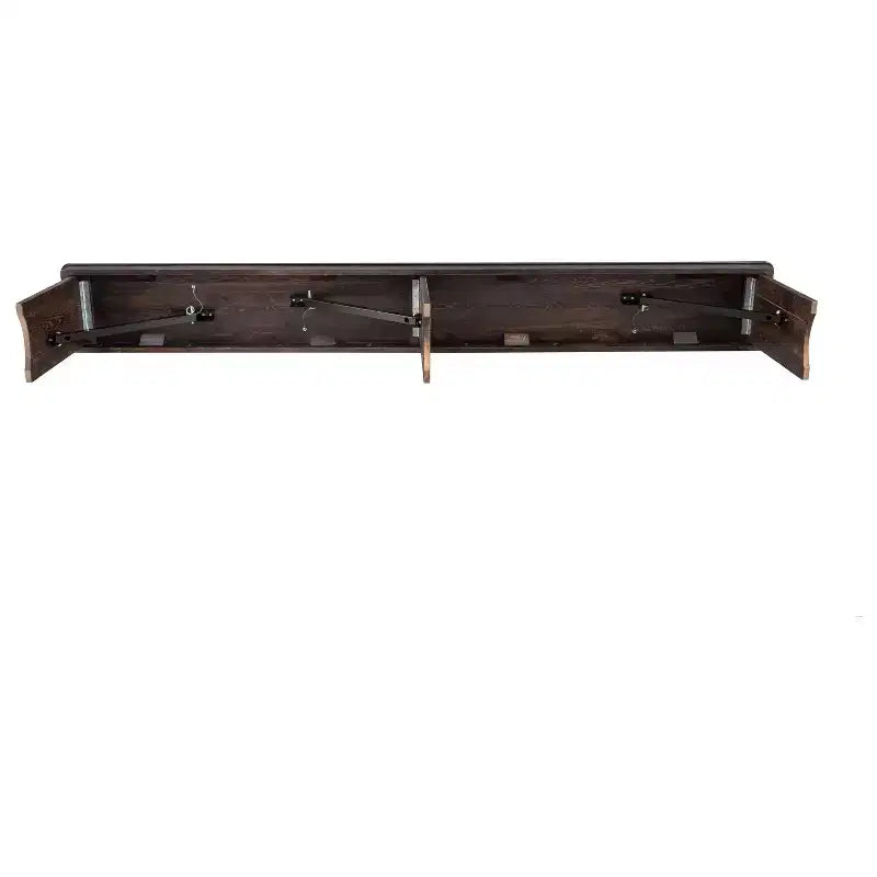 Panca pieghevole stile rustico Merrick Lane 96 x 12 in pino massello