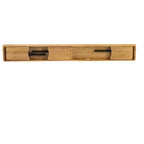 Panca pieghevole stile rustico Merrick Lane 96 x 12 in pino massello