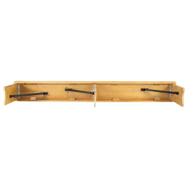 Panca pieghevole stile rustico Merrick Lane 96 x 12 in pino massello