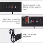Yaheetech 3 Tiers Computer Desk with Charging Station for Home Office