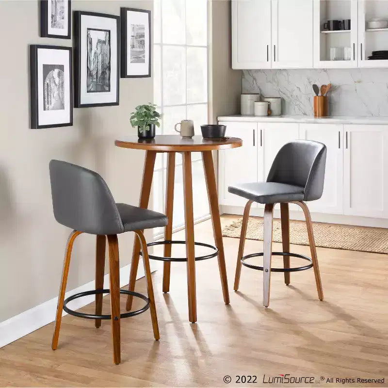 Set di 2 Sgabelli da Bancone Toriano - LumiSource