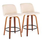 Set di 2 Sgabelli da Bancone Toriano - LumiSource
