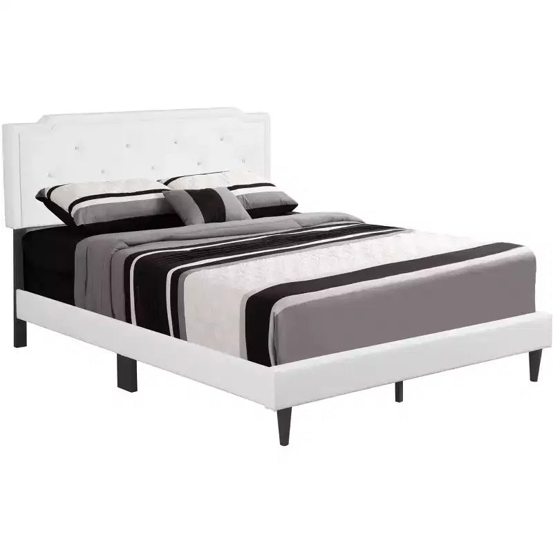 Passion Furniture Deb Adjustable Queen Panel Bed