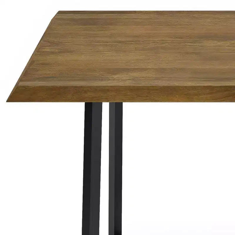 Hathaway Dining Table with Inverted Metal Base - WyndenHall
