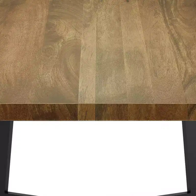 Hathaway Dining Table with Inverted Metal Base - WyndenHall
