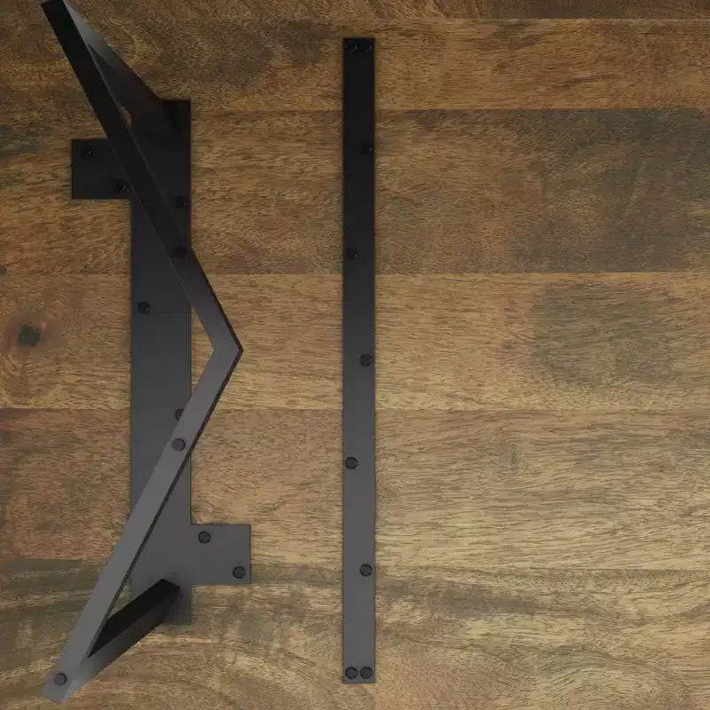 Hathaway Dining Table with Inverted Metal Base - WyndenHall