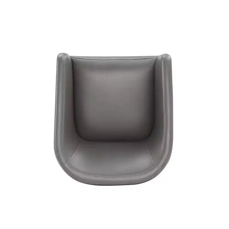 Poltroncina da Pranzo Rotonda Moderna in Similpelle Anna - Manhattan Comfort