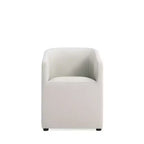 Poltroncina da Pranzo Rotonda Moderna in Similpelle Anna - Manhattan Comfort