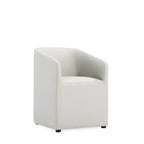 Poltroncina da Pranzo Rotonda Moderna in Similpelle Anna - Manhattan Comfort