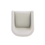Poltroncina da Pranzo Rotonda Moderna in Similpelle Anna - Manhattan Comfort
