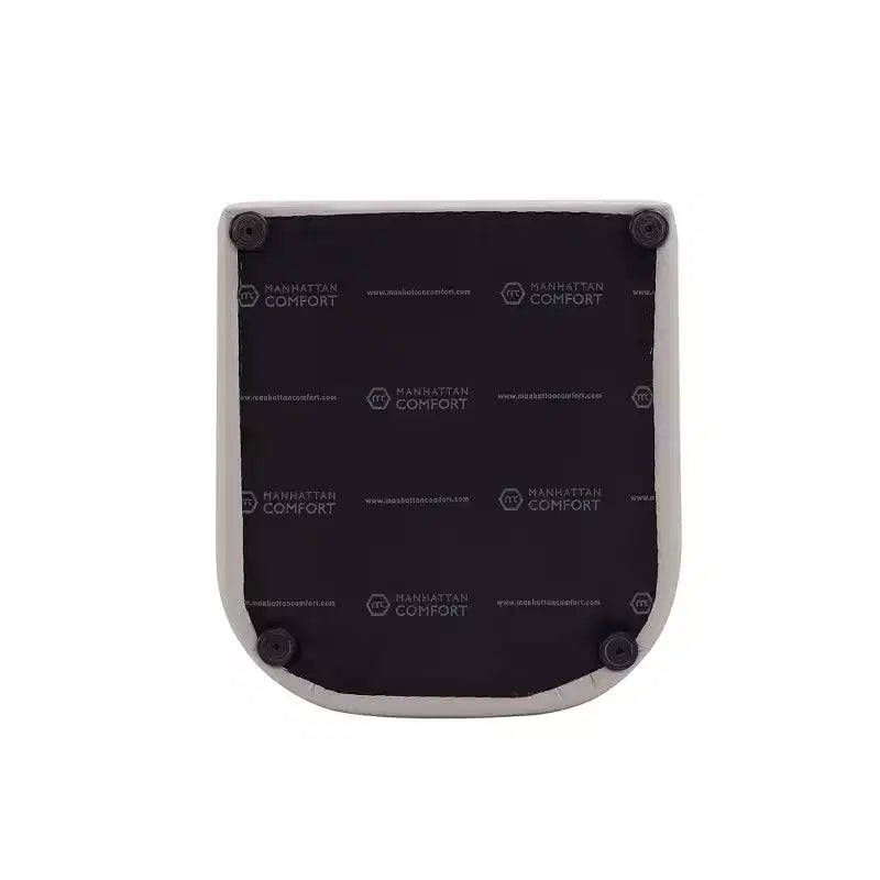 Poltroncina da Pranzo Rotonda Moderna in Similpelle Anna - Manhattan Comfort