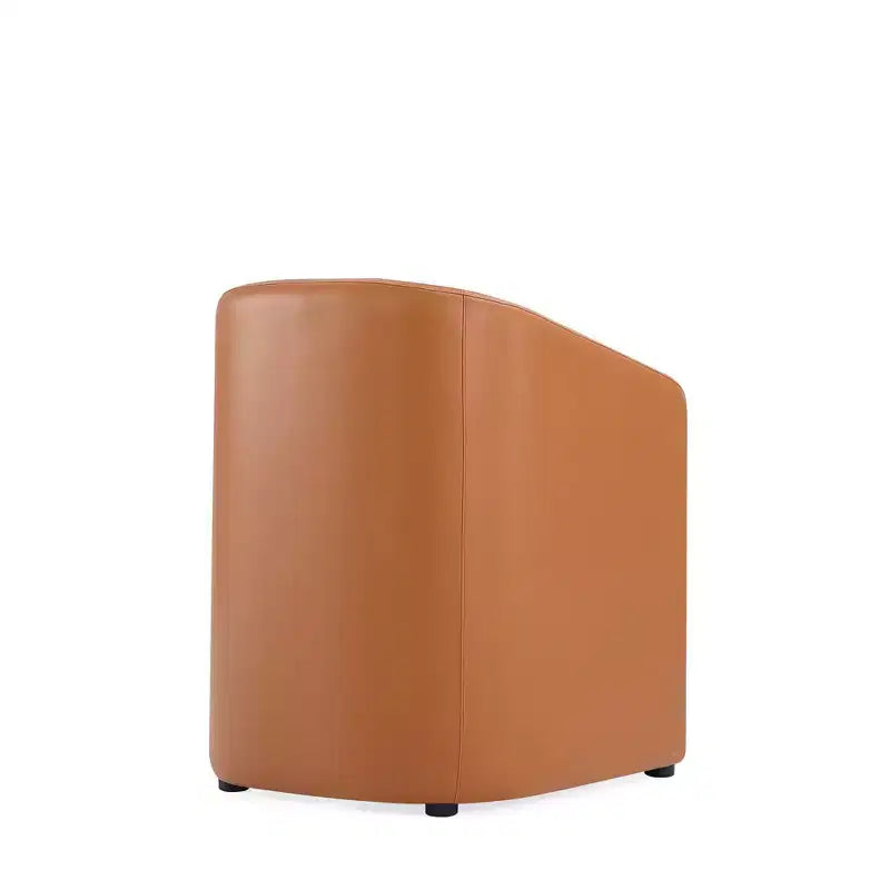 Poltroncina da Pranzo Rotonda Moderna in Similpelle Anna - Manhattan Comfort