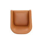 Poltroncina da Pranzo Rotonda Moderna in Similpelle Anna - Manhattan Comfort