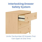 Delta Children Jordan 3 Drawer Dresser with Interlocking Drawers