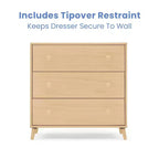 Delta Children Jordan 3 Drawer Dresser with Interlocking Drawers