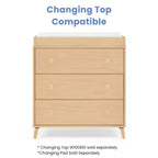 Delta Children Jordan 3 Drawer Dresser with Interlocking Drawers