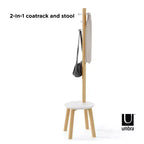 Pillar Stool and Coatrack - Umbra