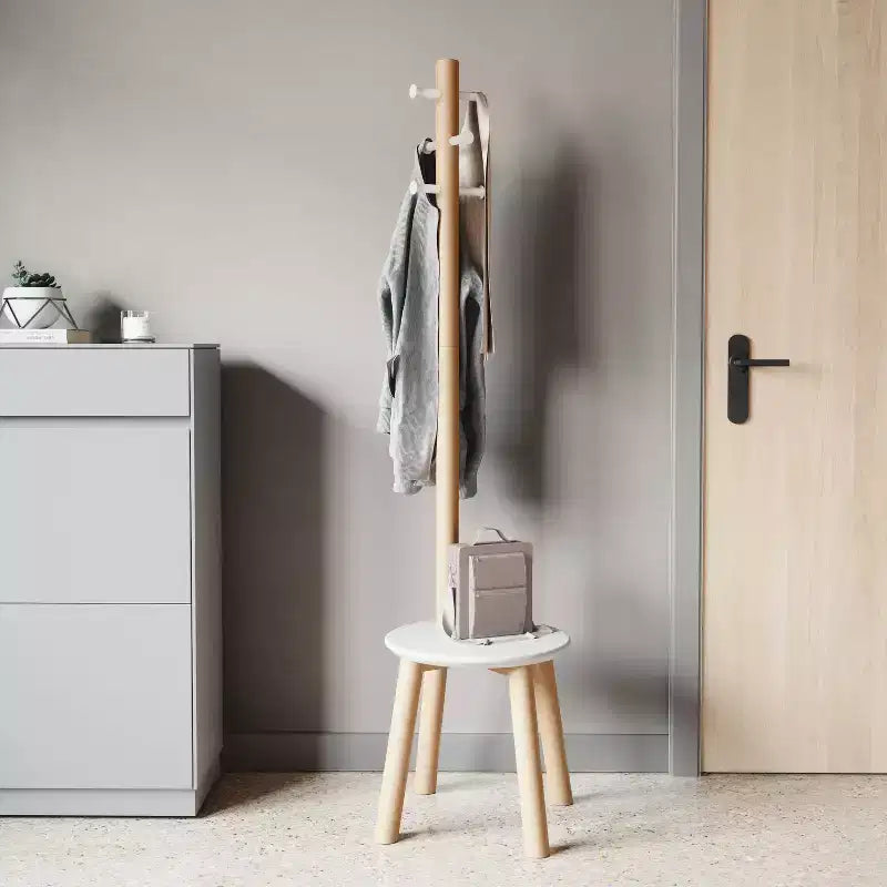 Pillar Stool and Coatrack - Umbra
