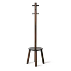 Pillar Stool and Coatrack - Umbra
