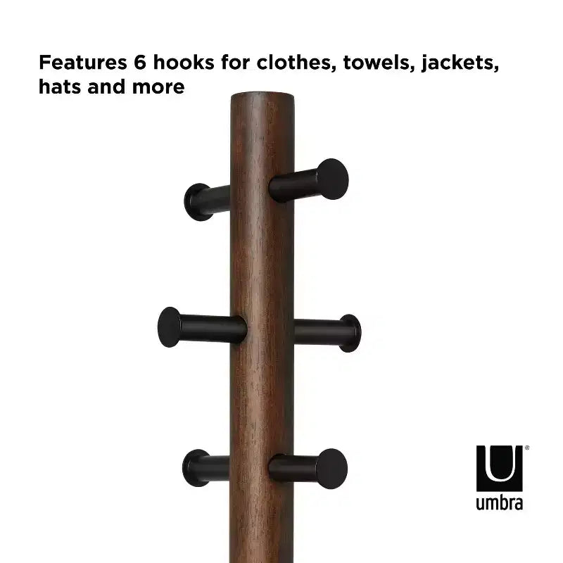 Pillar Stool and Coatrack - Umbra