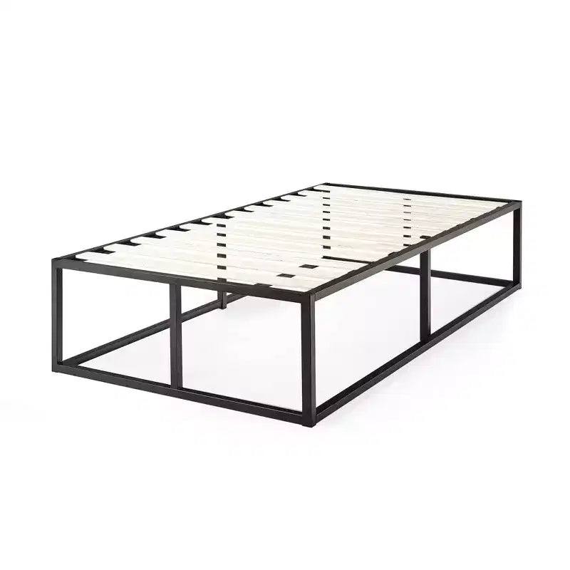 Joseph 18 Metal Platform Bed Frame Black - Zinus