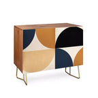 Color Poems Credenza Bassa Bold Minimalism XII Noce - Deny Designs