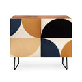 Color Poems Bold Minimalism XII Walnut Credenza - Deny Designs