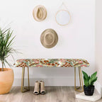 Marta Barragan Camarasa The Leafy Garden Bench - Deny Designs