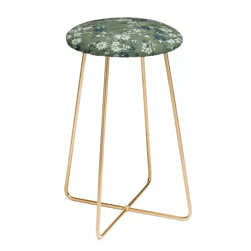 Wagner Campelo Florada Counter Stool - Deny Designs