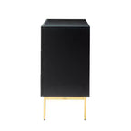 Brian 32 Tall 3 Drawer Bachelor?s Chest with storage for bedroom Set of 2| ART OF LIVING DESIGNS-BLACK