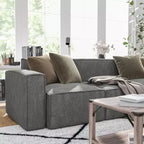 Sedia modulare sinistra con bracciolo Merrick Lane