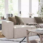 Sedia modulare sinistra con bracciolo Merrick Lane