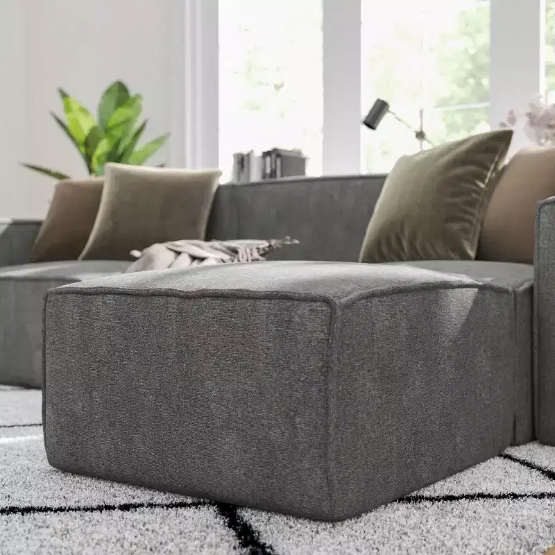 Merrick Lane Modular Ottoman Footrest
