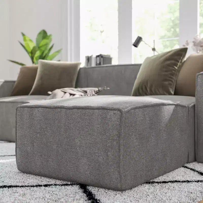 Merrick Lane Modular Ottoman Footrest