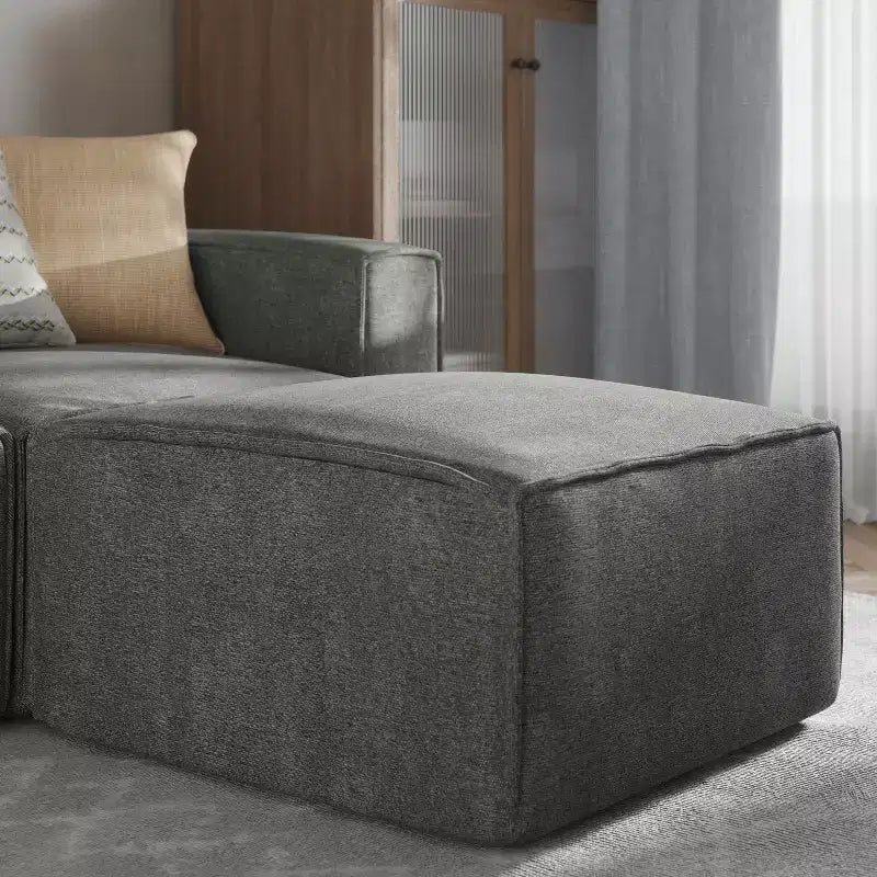 Flash Furniture Bridgetown Luxury Modular Sectional Sofa, Ottoman Seat