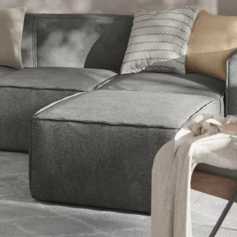 Flash Furniture Bridgetown Luxury Modular Sectional Sofa, Ottoman Seat