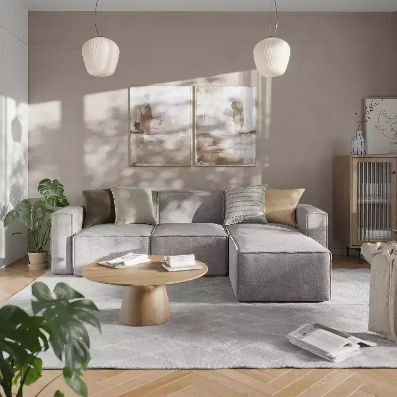 Flash Furniture Bridgetown Luxury Modular Sectional Sofa, Ottoman Seat