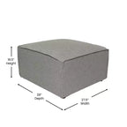 Flash Furniture Bridgetown Luxury Modular Sectional Sofa, Ottoman Seat