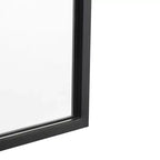 Merrick Lane Arched Metal Framed Wall Mirror for Entryways, Dining Rooms, and Living Rooms