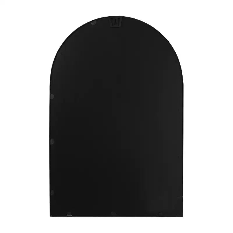 Merrick Lane Arched Metal Framed Wall Mirror for Entryways, Dining Rooms, and Living Rooms