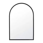 Merrick Lane Arched Metal Framed Wall Mirror for Entryways, Dining Rooms, and Living Rooms