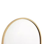 Merrick Lane Arched Metal Framed Wall Mirror for Entryways, Dining Rooms, and Living Rooms