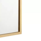 Merrick Lane Arched Metal Framed Wall Mirror for Entryways, Dining Rooms, and Living Rooms