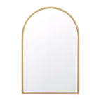 Merrick Lane Arched Metal Framed Wall Mirror for Entryways, Dining Rooms, and Living Rooms